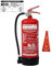 6 L Schaum Feuerlöscher Brandklasse AB DIN EN 3 + GS, Manometer, Wandhalter, Messingarmatur Sicherheitsventil, Standfuß, Schaumlöscher (Mit Prüfnachweis u. Jahresmarke)