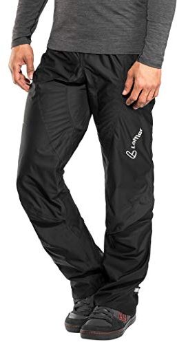 Löffler M Bike Überhose Gtx Active Schwarz, Herren Gore-Tex Softshellhose, Größe 28 - Farbe Black