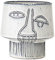 Bloomingville 82044746 Maceta, Cerámica, Blanco, Ø 15cm