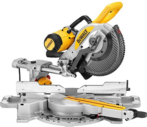 Dewalt DWS727 Double Bevel Sliding Mitre Saw 250mm 110v
