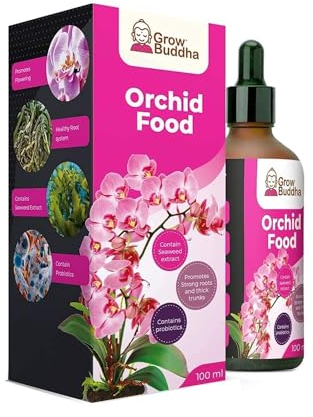 Orchid Food Fertiliser – Liquid Concentrated Fertiliser for Orchid Plants 100 ml – Fast growth with strong root and long-blooming – Suitable for all Orchid plants