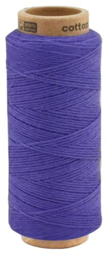 100 Meter Baumwollkordel 1,0 mm, Kordel Schnur Baumwolle Bindfaden Bäckergarn Geschenkband (0032 - Lichtpflaume)