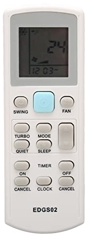 VBESTLIFE EDGS02 Sostituzione del Telecomando del Condizionatore d'Aria per DAIKIN ACSON, per DAIKIN APGS02 ECGS02(Bianco)