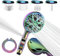 SparkPod High Pressure 5 Multifunction Filtered Handheld Shower Head with Extra Long 6 ft. Hose - Luxury Design - No Hassle Tool-Less 1-Min Installation (10 Function, Set, Radiant Rainbow)