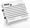 Hydra Marine Amplifier - Upgraded Elite Series 400 Watt 4 Channel Audio Amplifier | Waterproof Dual MOSFET Power Supply | GAIN Level Controls, RCA Stereo Input & LED Indicator