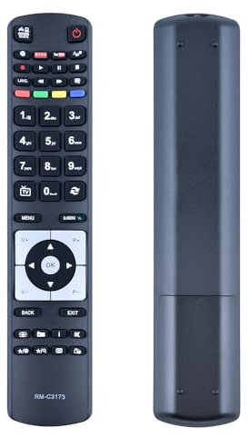 RM-C3173 Replacement Remote Control for JVC Smart TV, Compatible With LT-39C740 LT-50C740 LT39C740 LT50C740 RMC3173