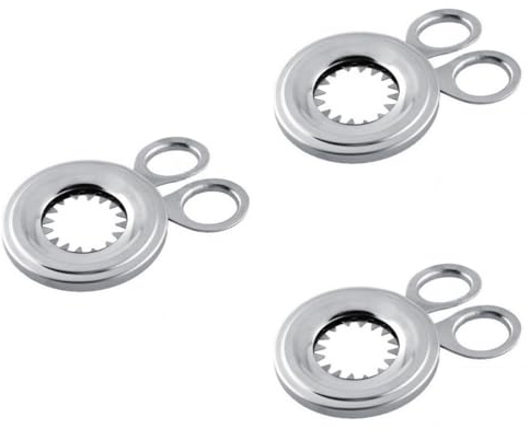 Milisten 3pcs Stainless Steel Egg Topper Egg Separator Scissors Pickling Cutting Kitchen Gadget Cook Tools