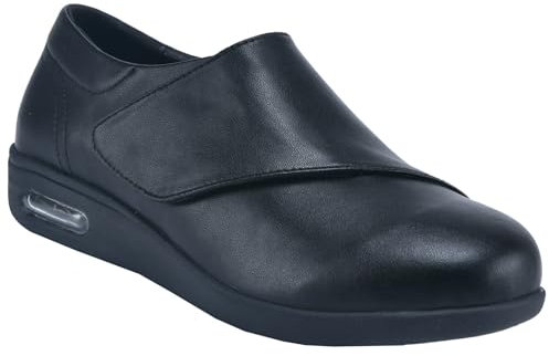 AEHO Zapatos para Enfermería Zapatos Mujer Comodos ortopédicos Deportivos para Caminar Zapatos OrtopéDicas Mujer DiabéTicos Zapatillas Caminar Mujer,Negro,39 EU