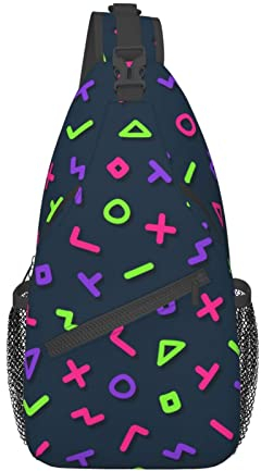 351 Sling Rucksack 80Er 90Er Rucksack Dauerhaft Crossbody Leichte Brusttasche Für Klettern Reise Camping