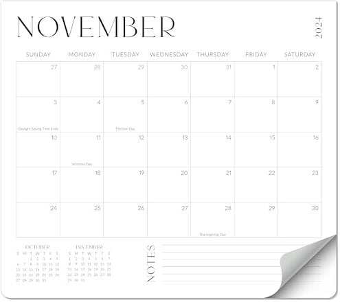 Beautiful 2024-2025 Magnetic Fridge Calendar - Runs From July 2024 Until December 2025 - The Perfect Monthly Refrigerator Calendar for Easy Organizing