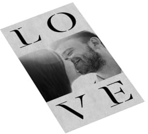 Personalisierbares Duschtuch | 70 x 140 cm | Love | mit deinem Foto | Ich Liebe Dich | Handtuch | Geschenk | Jahrestag | Verlobung | Valentinstag | Geburtstag