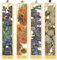 4 Stück Metall Blumen Lesezeichen, Vintage Ölgemälde Stil Bookmark, Quaste Handgefertigte Lesezeichen, Bookmark Aesthetic für Frauen Kinder Schüler Lehrer Buchliebhab