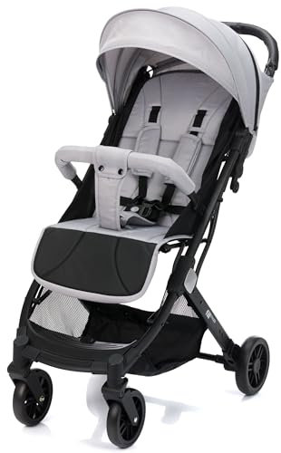 FILL Sportwagen Buggy Styler Exklusiv | Kompakter Buggy mit 360° schwenkbaren Rädern | Ein-Hand-Faltmechanismus, verstellbare Rückenlehne, Sonnendach & großem Einkaufskorb | Für Kinder 6-36 Monate