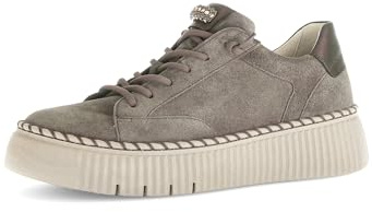 Gabor Damen Low-Top Sneaker, Frauen Halbschuhe,Best Fitting,schnürschuhe,schnürer,straßenschuhe,Strassenschuhe,Mohair/Bronce,42 EU / 8 UK