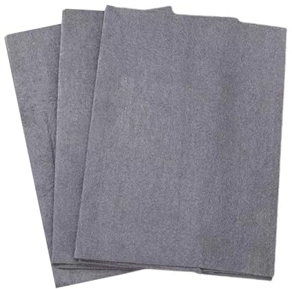 Generic Chiffon d'essuyage pour Miroir, Chiffon Anti-Taches Réutilisable de Nettoyage pour Verre en Microfibre Universel, épaissi pour Miroirs (3PCS (30 * 30) CM)