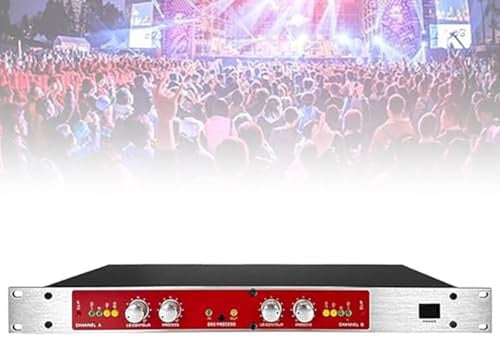Professioneller Audioprozessor, Dual-Kanal-Funktion, Autotune, Stimm- & Tonanreger, für Hauskaraoke, Bühne, Performance.