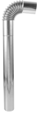 GATHINESS Flexibler Edelstahl Abzugsschlauch für Herd und Campingkocher 1 Satz Rauchabzug mit Brandschutzfunktion für Outdoor Camping und Küche