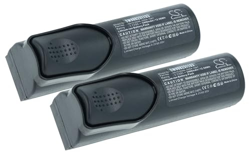 vhbw 2X Akku kompatibel mit Testo 310, 320, 327, 330, 350, 870, 870-1 Messgerät (3400 mAh, 3,7 V, Li-Ion)