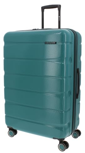 Franky Koffer Trolley | 360° Rollen | Hohe Stabilität | TSA-Schloss | Größen: S/M/L | in vielen Farben -ABS13 (Teal, L)