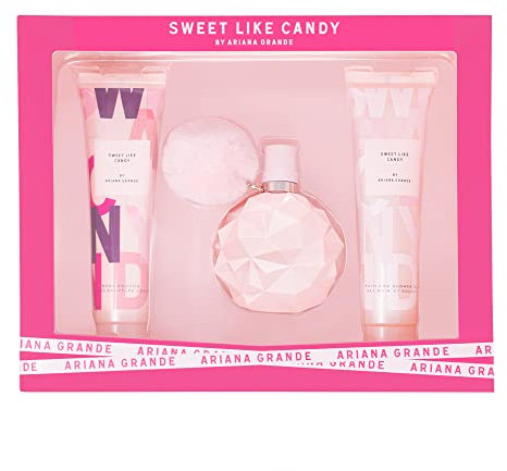 Ariana Grande Sweet Like Candy 3-teiliges Geschenkset mit 100 ml Duftspray und 100 ml Body Souffle