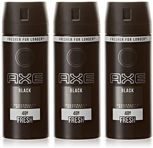 Axe Deospray BLACK ohne Aluminium 150 ml, 3er Pack (3 x 150 ml)