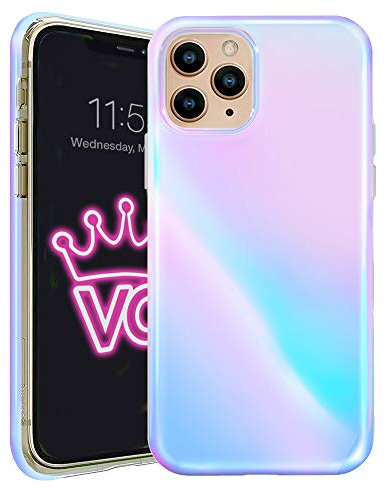 Velvet Caviar for iPhone 11 Pro Case - Iridescent Holographic Color Changing - Cool Reflective Phone Cover for Girls Men [Drop Test Certified] (Nebula)