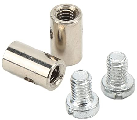 Cable Stop Assortment, 6mm/0.2in Metal Universal Solderless Throttle Cable Nipple Brake Line Throttle Choke End Suitable for General Cars Motorcycle