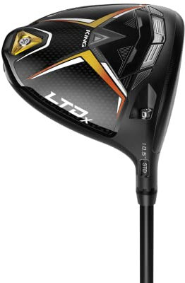 COBRA Ltdx Driver Matte Black-Gold, Autista Uomo, Nero Opaco-Oro Fusion, Taglia Unica