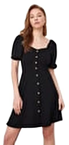 Trendyol Mini Bodycon Regular Dress Vestido, Black, 40 para Mujer