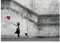 Banksy Graffiti Art There Is Always Hope Leinwand Kunstposter Little Girl Holding a Balloon Gemälde für Home Design Decor 70x105cm rahmenlos