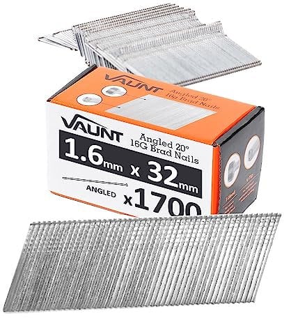 Vaunt 32mm 16g 20° Angled Brad Nails - Pack of 1700