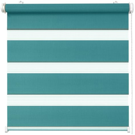 Doppelrollo Colour, T¸rkis, 65x215cm