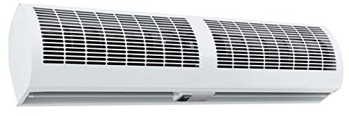 Barriera d'aria con Telecomando, Cortina d'aria Commerciale, 2 Velocità Regolabili, Basso Consumo, Muto, Anti-zanzara, 90cm/100cm/120cm