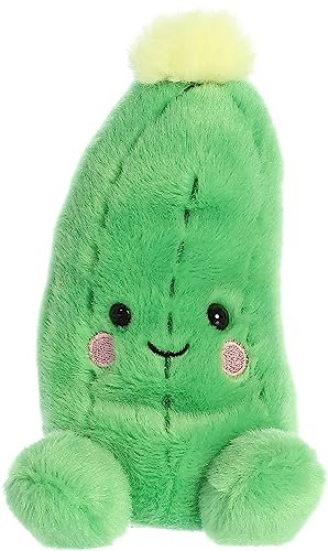 Aurora Adorable Palm Pals Dillian Cucumber Stuffed Animal - Pocket-Sized Fun - On-The-Go Play - Green 5 Inches