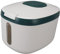 Large Capacity Food Storage Container, Rice Storage Container, Airtight Food Storage Container with Measuring Cup, Covered Rice Bucket, Cereal Dispenser Bin for Grains Nuts(L Green (15kg/33.1lb))