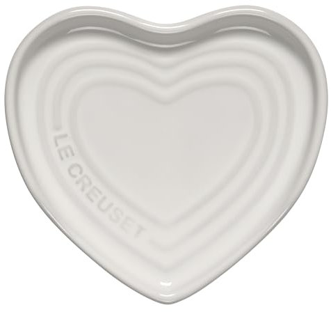 Le Creuset White Heart Stoneware Spoon Rest 5