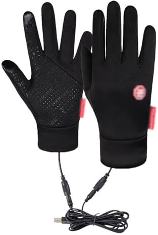DRALOFAO Wasserdicht Handschuhe Beheizbare Handy Touch Mit Men Winter Wasserdicht Wärmer Warme Heizung Damen Handschuhe Winter Reithandschuhe Damen Baumwolle Damen Winter Herren Winter Handschuhe