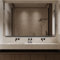 baanio - Espejo Baño Rectangular 80x120 cm Pure | Espejos de Baño de Vidrio Resistente 4 mm, Plata Ecológica sin Cobre, Fácil Instalación | Montaje Horizontal o Vertical | Diseño Moderno y Minimalista