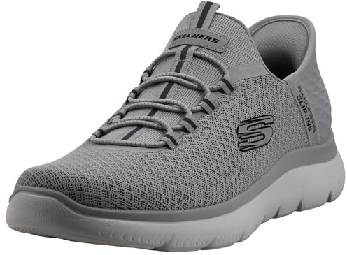 Skechers Summits High Range Slip-In-Sneaker für Herren, Hellgrau, 42 EU
