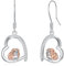 Meerschweinchen Ohrringe 925 Sterling Silber Herz Meerschweinchen Ohrringe Hängend Meerschweinchen Schmuck Geschenke für Damen Mädchen