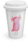 Mr. & Mrs. Panda To Go Becher Axolotl Glücklich - Geschenk, Kaffee to go Becher Thermo, gute Laune, Thermobecher, Thermobecher to go, Schwanzlurch,