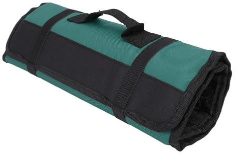 Borsa per Coltelli da Chef, Borsa per Coltelli da Chef, Multifunzionale, Salvaspazio, 20 Scomparti per i Viaggi (GREEN)