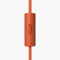 Lightstock Lot de 3 interrupteurs cylindriques à 1 pôle avec borne de terre Orange
