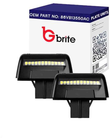 GBrite - 2x 12 SMD LED Number Plate Units, Canbus Error Free Xenon White 6000K fit for FORD TRANSIT CONNECT MK5 MK6 MK7