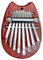 kalimba 8 Tasten Kalimba Fingerklavier Daumenklavier(Cat)
