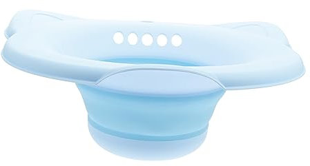 TOVINANNA bidet pliable bassin de soins ménagers pliant cage poser portable bidet medical grade Bidet antidérapant cuvette wc cuvettes wc bassin de soins pliable femelle pp Blue