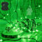 Isisyu Halloween Lights Outdoor, 3M 30LED Green Fairy Lights Battery Operated with 6-Hour Timer, Green Wire IP65 Waterproof Halloween Decoration Lighting for Christmas, Party, Holiday, Hallo