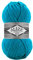 Strickgarn Strickwolle Superlana Maxi 100g 25% Wolle Wintergarn Winterwolle, 50 Farben, Farbe:484 türkisblau