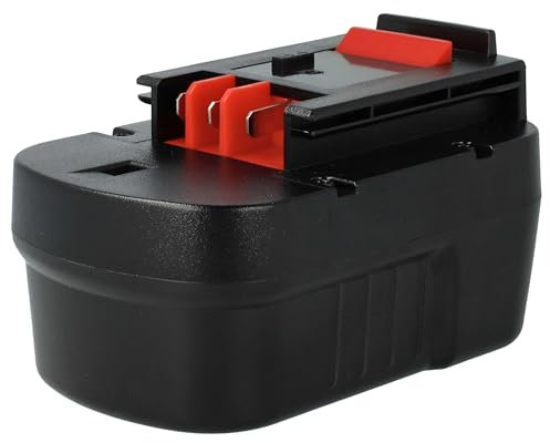 vhbw Battery Replacement for Black & Decker 499936-34, 499936-35, A14, A144, A144EX, HBP14, A14F for Power Tools (3000 mAh, NiMH, 14.4 V)