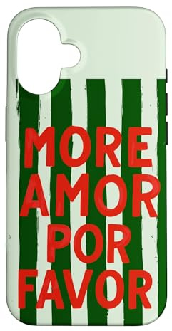 Hülle für iPhone 16 More Amor Por Favor Spanish Love Zitat